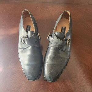 Black Leather Men's Shoes